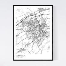 Load image into Gallery viewer, Livingston City Map Print
