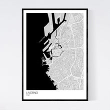 Load image into Gallery viewer, Livorno City Map Print