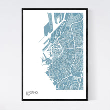 Load image into Gallery viewer, Livorno City Map Print
