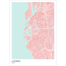 Load image into Gallery viewer, Map of Livorno, Italy
