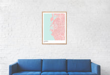 Load image into Gallery viewer, Map of Livorno, Italy