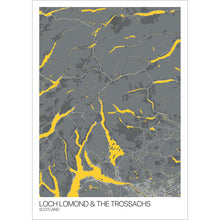 Load image into Gallery viewer, Map of Loch Lomond &amp; The Trossachs, Scotland
