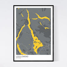 Load image into Gallery viewer, Loch Lomond Region Map Print