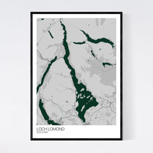 Load image into Gallery viewer, Loch Lomond Region Map Print