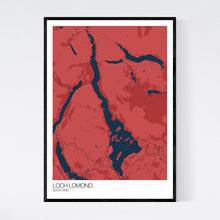 Load image into Gallery viewer, Loch Lomond Region Map Print