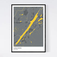 Load image into Gallery viewer, Loch Ness Region Map Print