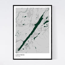 Load image into Gallery viewer, Loch Ness Region Map Print