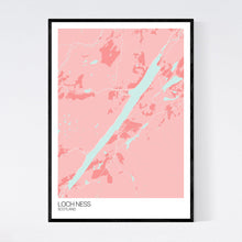 Load image into Gallery viewer, Loch Ness Region Map Print