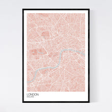 Load image into Gallery viewer, Map of London City Centre, England