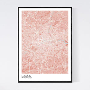 London City Map Print