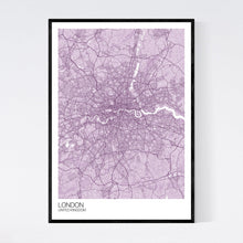 Load image into Gallery viewer, London City Map Print