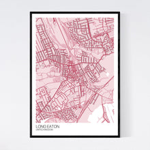 Load image into Gallery viewer, Long Eaton City Map Print