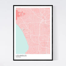 Load image into Gallery viewer, Los Angeles City Map Print
