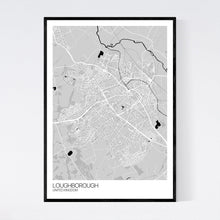 Load image into Gallery viewer, Loughborough City Map Print