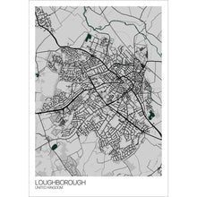 Load image into Gallery viewer, Map of Loughborough, United Kingdom