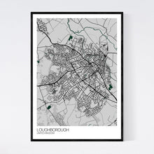 Load image into Gallery viewer, Map of Loughborough, United Kingdom