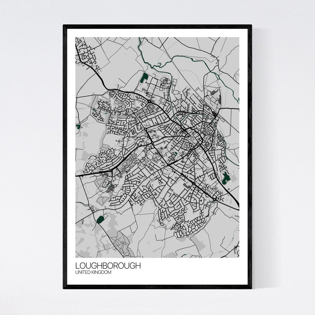 Map of Loughborough, United Kingdom