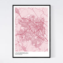 Load image into Gallery viewer, Loughborough City Map Print