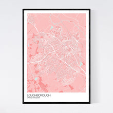 Load image into Gallery viewer, Loughborough City Map Print