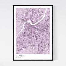 Load image into Gallery viewer, Map of Louisville, Kentucky