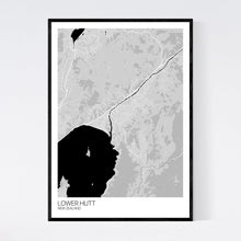 Load image into Gallery viewer, Lower Hutt City Map Print