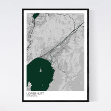 Load image into Gallery viewer, Lower Hutt City Map Print
