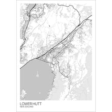 Load image into Gallery viewer, Map of Lower Hutt, New Zealand