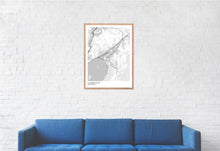 Load image into Gallery viewer, Map of Lower Hutt, New Zealand