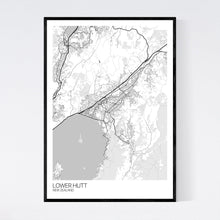 Load image into Gallery viewer, Map of Lower Hutt, New Zealand