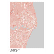 Load image into Gallery viewer, Map of Lowestoft, United Kingdom