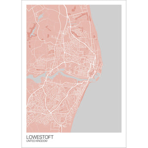Map of Lowestoft, United Kingdom