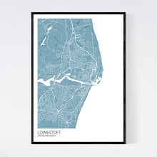 Load image into Gallery viewer, Lowestoft City Map Print