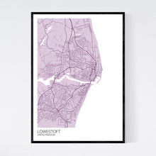 Load image into Gallery viewer, Lowestoft City Map Print