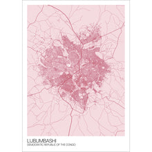 Load image into Gallery viewer, Map of Lubumbashi, Democratic Republic of the Congo