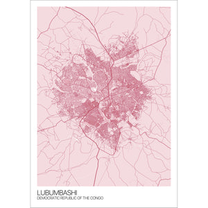 Map of Lubumbashi, Democratic Republic of the Congo