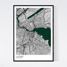 Load image into Gallery viewer, Lucerne City Map Print