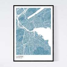 Load image into Gallery viewer, Lucerne City Map Print