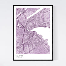 Load image into Gallery viewer, Lucerne City Map Print