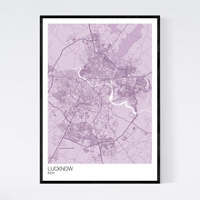 Load image into Gallery viewer, Lucknow City Map Print
