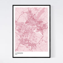 Load image into Gallery viewer, Lucknow City Map Print
