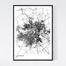 Load image into Gallery viewer, Ludhiana City Map Print