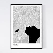 Load image into Gallery viewer, Lugano City Map Print