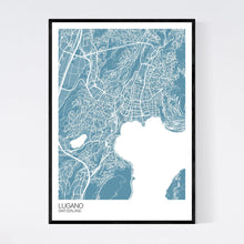 Load image into Gallery viewer, Lugano City Map Print