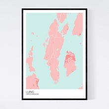 Load image into Gallery viewer, Luing Island Map Print