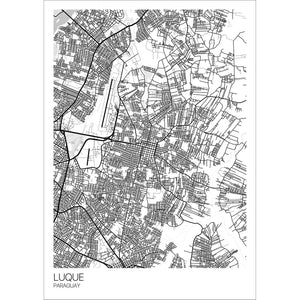 Map of Luque, Paraguay