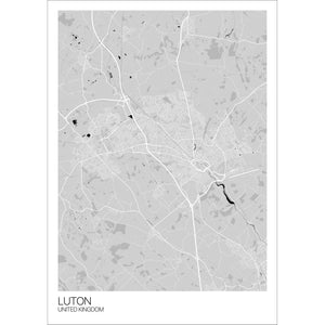 Map of Luton, United Kingdom