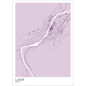 Map of Luxor, Egypt