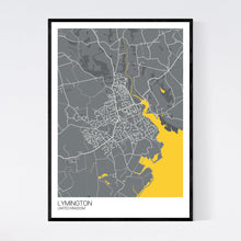 Load image into Gallery viewer, Lymington Town Map Print
