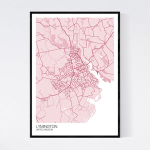 Map of Lymington, United Kingdom