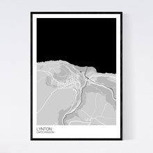 Load image into Gallery viewer, Map of Lynton, United Kingdom